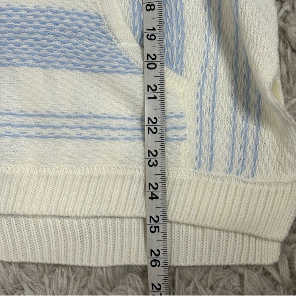 One Grey Day Soft Striped Hooded Pullover Sweater NWT - Picture 12 of 12